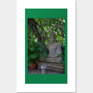 Cambodia. Phnom Pehn. Royal Palace. Statue of Buddha. Posters and Art